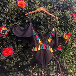 One piece Black Swimsuit.